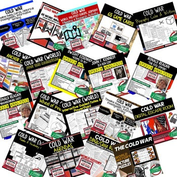 Cold War Activities Bundle | World History Print & Digital Lessons - preview 2
