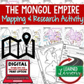 Mongol Empire Mapping Activity, Mapping Mongol Empire PRINT & DIGITAL - preview 1