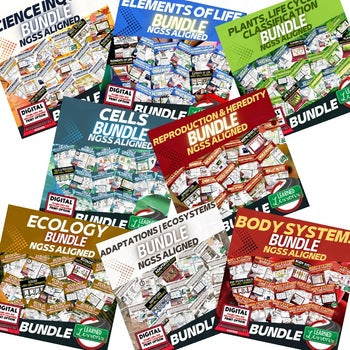 Life Science Curriculum Bundle | NGSS Life Science | Print & Google - preview 3