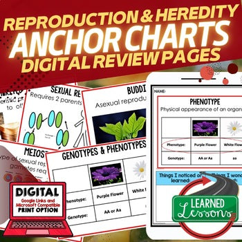 Genetics & Heredity Posters | Life Science Anchor Charts | Middle School - preview 1