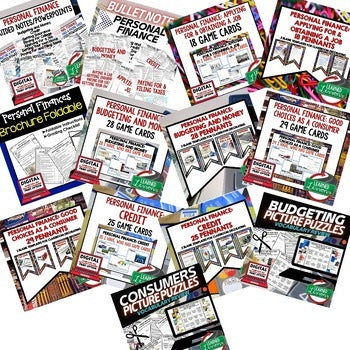 Personal Finance Bundle | Financial Literacy Curriculum | Print & Digital - preview 2