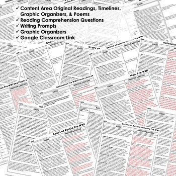 Nationalism Pre WWI DBQ Reading Activity Google World History DBQ Reading - preview 2