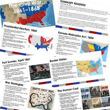 Civil War Guided Notes and PowerPoints American History, Google - preview 4