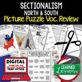 SECTIONALISM NORTH & SOUTH Activity Unit Review, Study Guide, Test Prep - preview 1