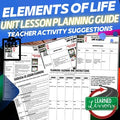 Elements of Life Lesson Plan Guide | NGSS Life Science Curriculum - preview 1