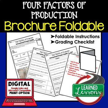 Four Basic Economic Questions Activity Foldable, Economics Curriculum - preview 1