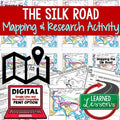 The Silk Road Map Activity, Mapping The Silk Road PRINT & DIGITAL - preview 1