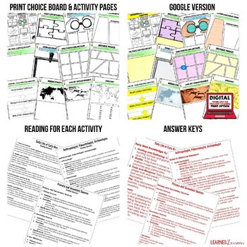 World History Choice Board Bundle | Print & Digital Activities Part 2 - preview 2