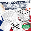 Texas Governors Activity Biography Cube with Writing Extension - preview 1