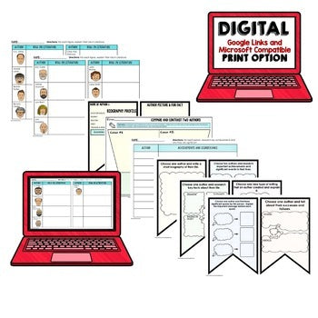 Authors Word Wall, Profiles, Authors Activity Authors Posters - preview 4