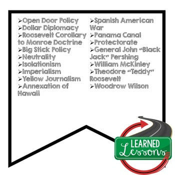 Imperialism Word Wall US History Word Wall US History Posters - preview 2