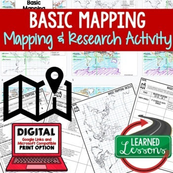 World History Mapping Activities Bundle | Geography Maps | Print & Digital - preview 3