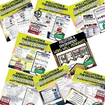 Pollution & Environmental Science Bundle | Earth Science Curriculum | NGSS - preview 2