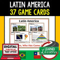 Latin America Game Cards, Geography Test Prep, Print & Digital Distance Learning - preview 1
