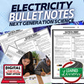 Electricity Outline Notes, Electricity Bullet Notes, Physical Science Notes - preview 1