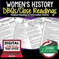 Women's History DBQ Close Reading Activity with Google Classroom Link - preview 1