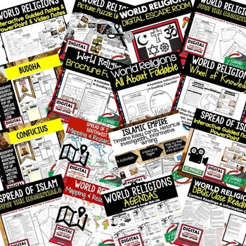 Ancient World History Outline Notes Bundle | Unit Reviews | Print & Google - preview 3