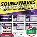Sound Waves Agenda PowerPoint & Google Slides, Physical Science Agenda - preview 1