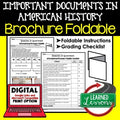 Important Documents in U.S. History Activity, Important Documents Foldable - preview 1