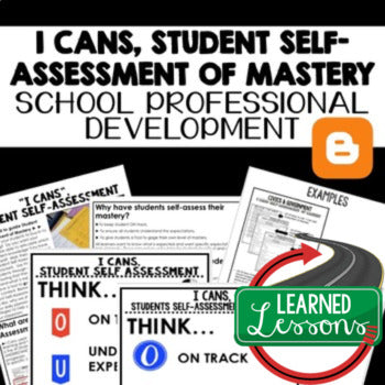 I Can Statements | Student Self-Assessment of Mastery | Professional Development - preview 1