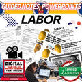 Labor Guided Notes & PowerPoint, Economic Notes - preview 1