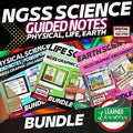 NGSS Science Guided Notes & PowerPoints Bundle | Life, Earth & Physical Science - preview 1