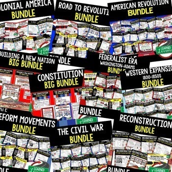 Early US History Curriculum Bundle Activities & Lessons for Early US History - preview 2