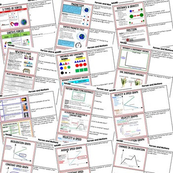 Forces and Motions Warm Ups & Bell Ringers, NGSS Science Warm Ups - preview 2