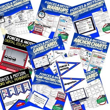 Forces & Motion Bundle | Physical Science Curriculum | NGSS Print & Digital - preview 2