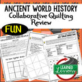 World History Collaborative Quilt, Classroom Display, Collaborative Poster - preview 1