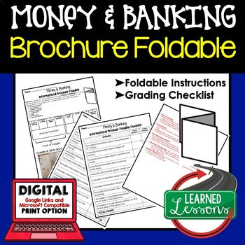 Money Banking & Finance Foldable | Personal Finance Activity - preview 1