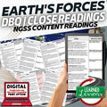 Earth's Forces Science Reading Comprehension Passages and Questions Google - preview 1