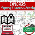 Explorers of Europe Mapping Activity, Mapping Exploration PRINT & DIGITAL - preview 1