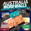 Australia Word Wall Activity Pages World Geography Word Wall - preview 1