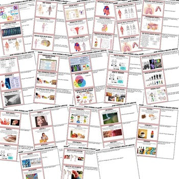 Human Body Systems Bell Ringers | Warm Ups | NGSS Life Science Activities - preview 2