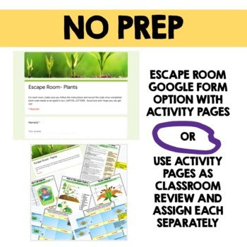 Life Science Digital Escape Room Bundle | NGSS Science Review Games | Printable - preview 4