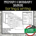 Primary & Secondary Sources Sorting Activity - preview 1
