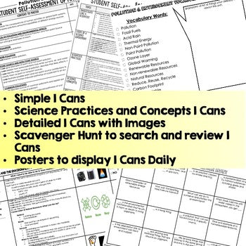 Pollution I Can Posters Pollution Posters, Earth Science Posters - preview 2