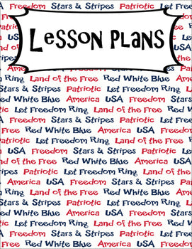 SECONDARY CLASSROOM DECOR, BINDER LABELS, Patriotic Words - preview 4