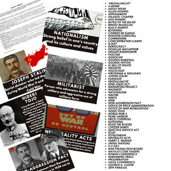 World War II Word Wall Activity Pages U.S. History Word Wall - preview 2