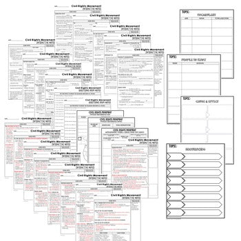 Civil Rights Movement Notes & PowerPoints, US History, Print, Digital - preview 2