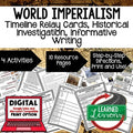World Imperialism Timeline, Investigation, & Writing, Digital Learning, & Print - preview 1