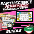 Earth Science Picture Puzzle Bundle | NGSS Study Guides, Test Prep & Review - preview 1