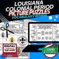 Louisiana's Colonial Period Activity Picture Puzzle Louisiana History Curriculum - preview 1