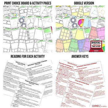 World History Middle Ages Choice Board Activities Feudalism & Crusades Readings - preview 2