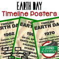 Earth Day Timeline Posters and Activity Pages - preview 1