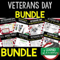 Veterans Day Activities Bundle | Veterans Day Print & Digital Resources - preview 1