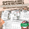 Earth’s Layers & Plate Tectonics Lesson Plan Guide | NGSS Earth Science - preview 1