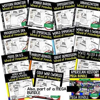 1920s Activity, Wheel of Knowledge (Interactive Notebook) - preview 3