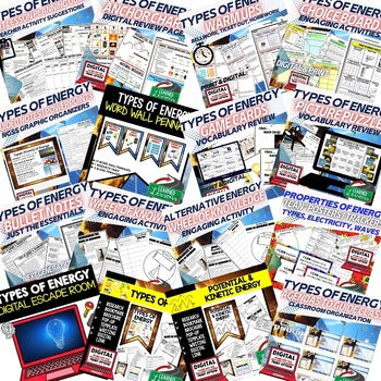 Types of Energy Bundle | Physical Science Curriculum | NGSS Print & Digital - preview 2